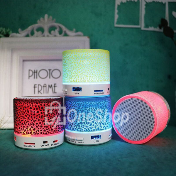 New mini crack Led luminous bluetooth speaker - Image 2