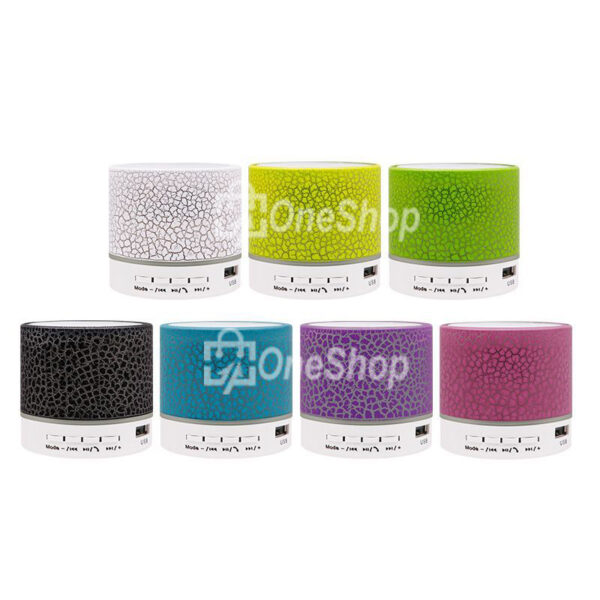 New mini crack Led luminous bluetooth speaker - Image 4