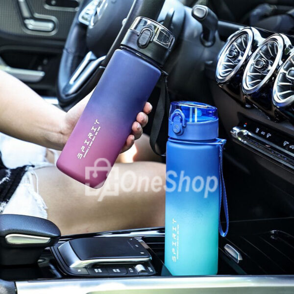 Large capacity sports water bottle men's new 2024 portable student high temperature resistant plastic water cup high value car cup - Image 3