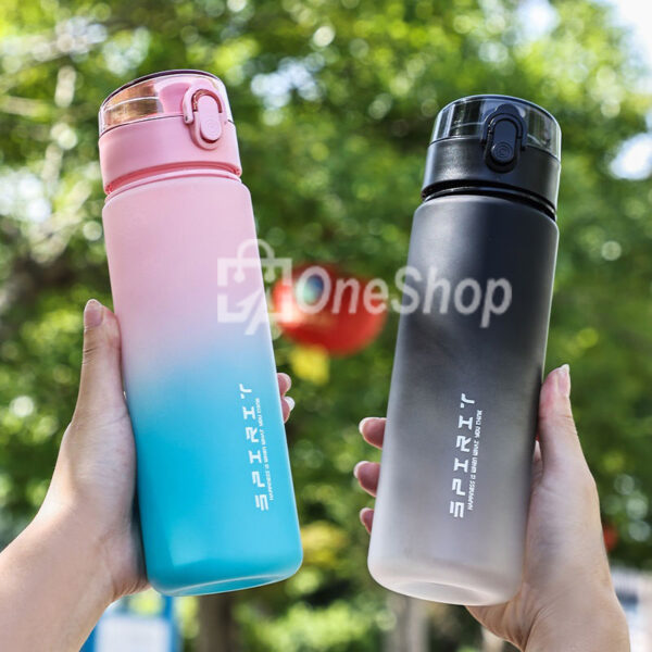 Large capacity sports water bottle men's new 2024 portable student high temperature resistant plastic water cup high value car cup