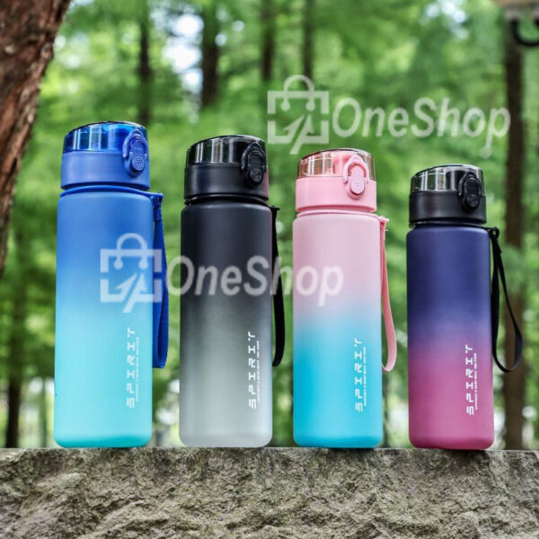 Large capacity sports water bottle men's new 2024 portable student high temperature resistant plastic water cup high value car cup - Image 2